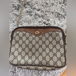Vintage Gucci Signature Crossbody Bag